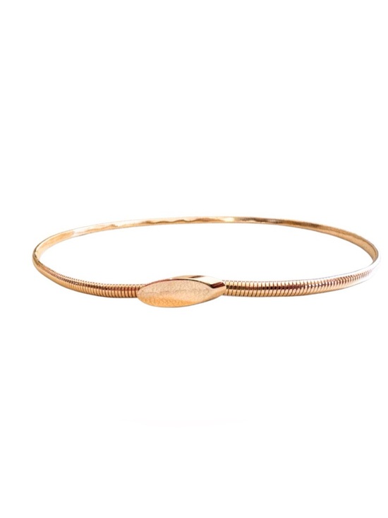 Vintage Accessories - Vintage Gold Small Skinny Belt